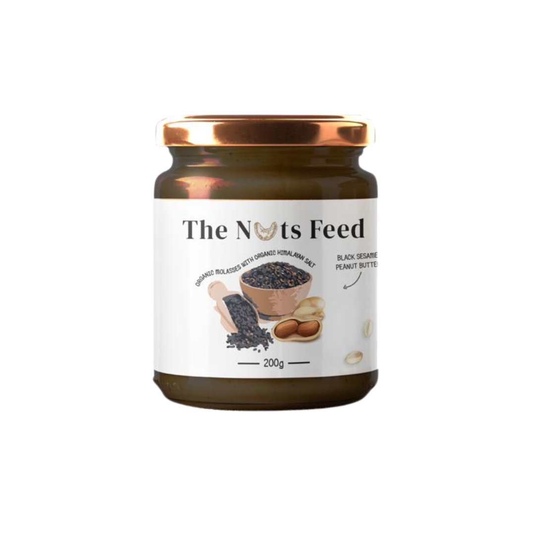 The Nuts Feed Black Sesame Peanut Butter 200g