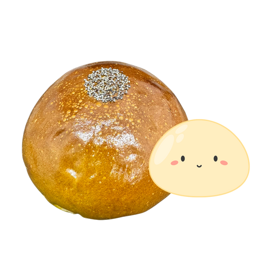 Matcha Red Bean Mochi Bun | 抹茶红豆麻糬
