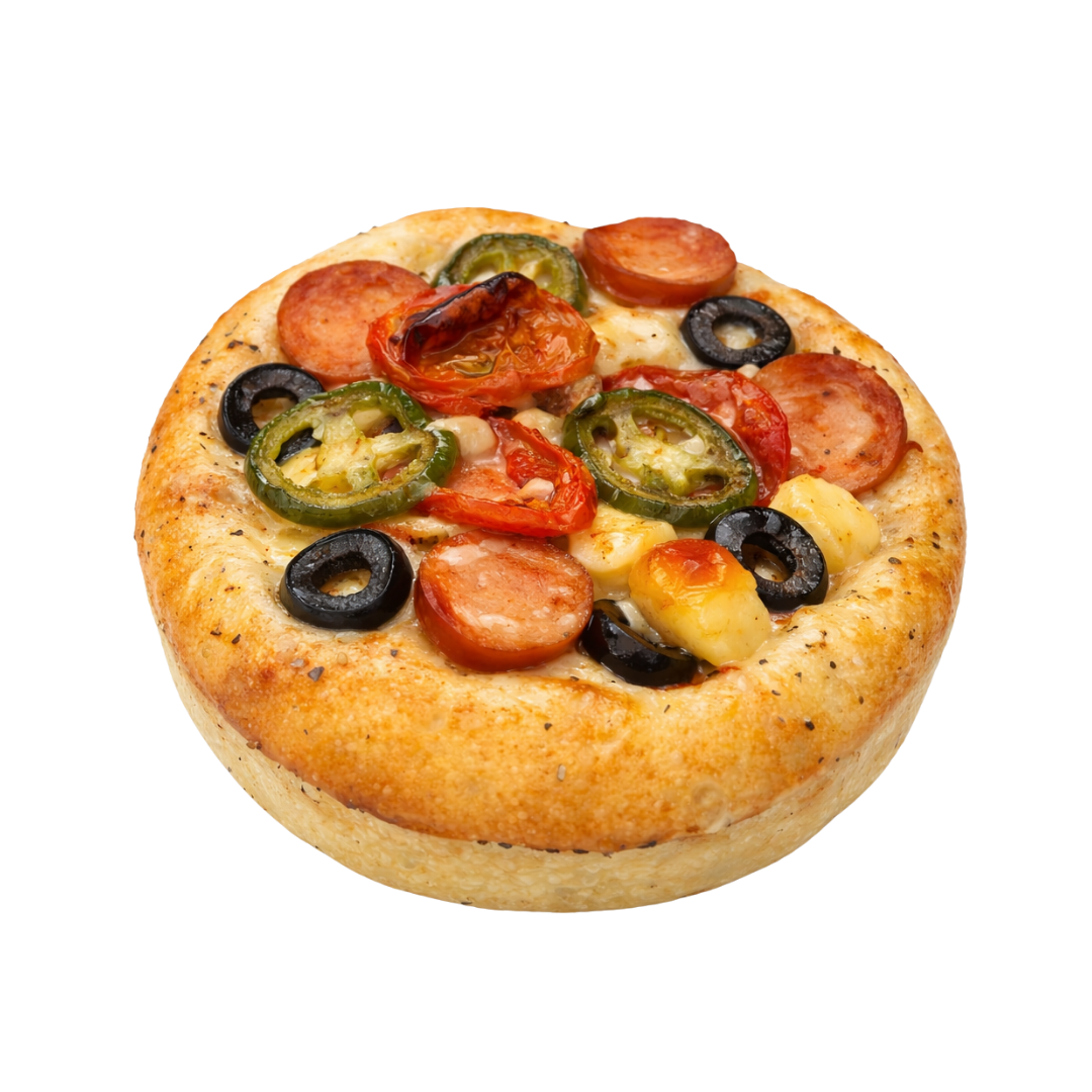 Olive Tomato Cheese Sausage Focaccia | 橄榄番茄起司香肠佛卡夏