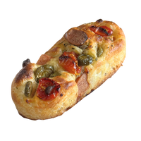 Olive Tomato Cheese Sausage Focaccia | 橄榄番茄起司香肠佛卡夏