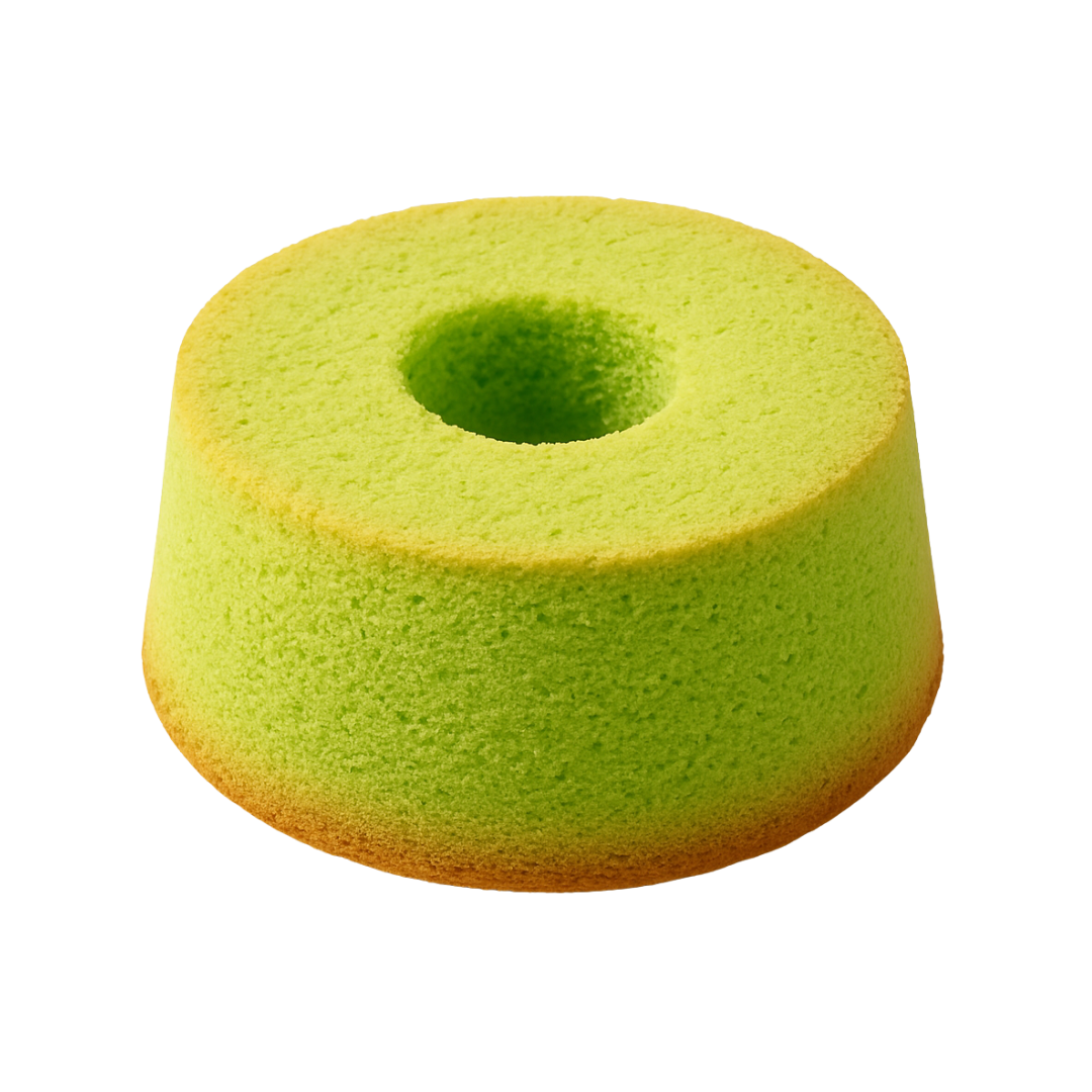 Pandan Chiffon Cake 5" | 斑斓戚风蛋糕