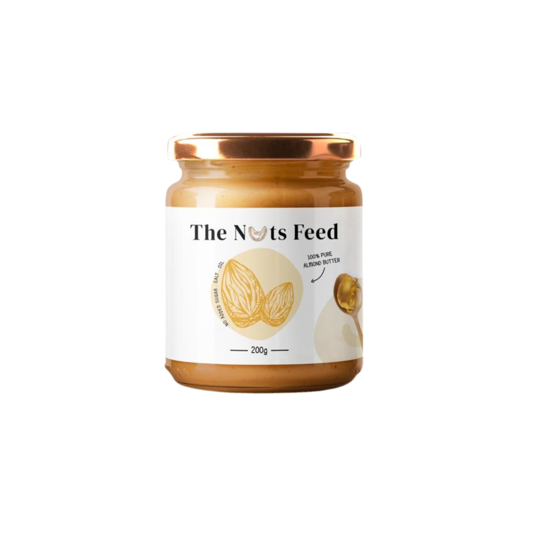 The Nuts Feed Pure Almond Butter 200g