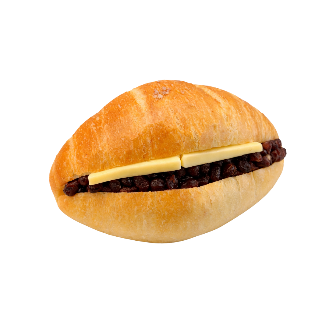 Red Bean Butter Roll | 红豆奶油包