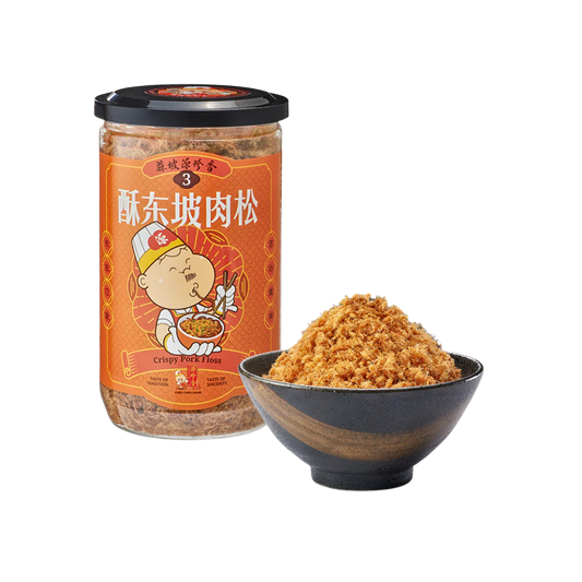 YCS Crispy Pork Floss 200g | 酥东坡肉松