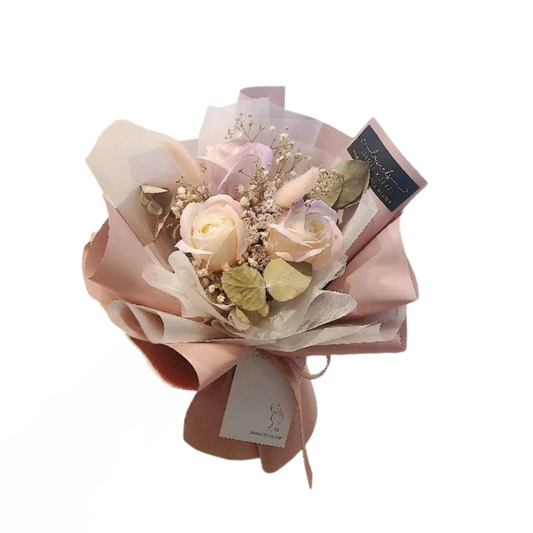 Aurora Rosey Soap Flower Bouquet