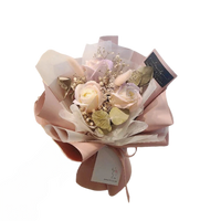 Aurora Rosey Soap Flower Bouquet