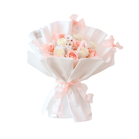 Ballerina Soap Rose Flower Bouquet
