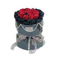 Black Romance Soap Rose Bouquet