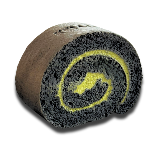 Black Gold Matcha Swiss Roll | 黑金抹茶瑞士卷