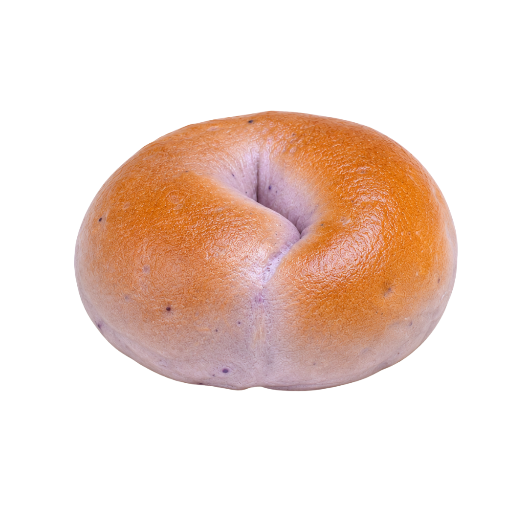 Blueberry Cream Cheese Bagel | 蓝莓奶油起司贝果