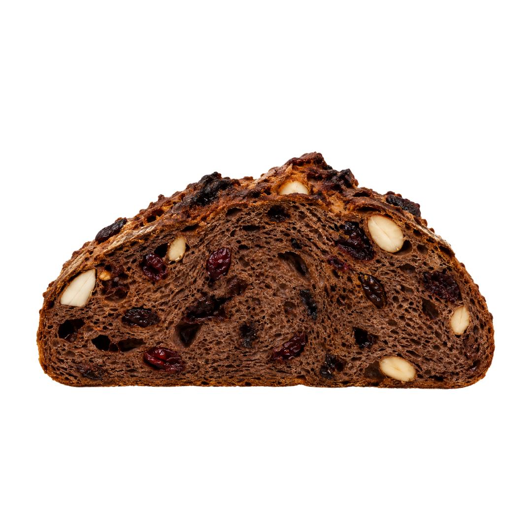 Choco Cranberry Almond Country Loaf | 巧克力蔓越莓杏仁乡村面包