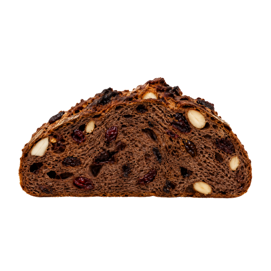 Choco Cranberry Almond Country Loaf | 巧克力蔓越莓杏仁乡村面包