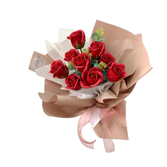 Gabriella Red Soap Rose Bouquet