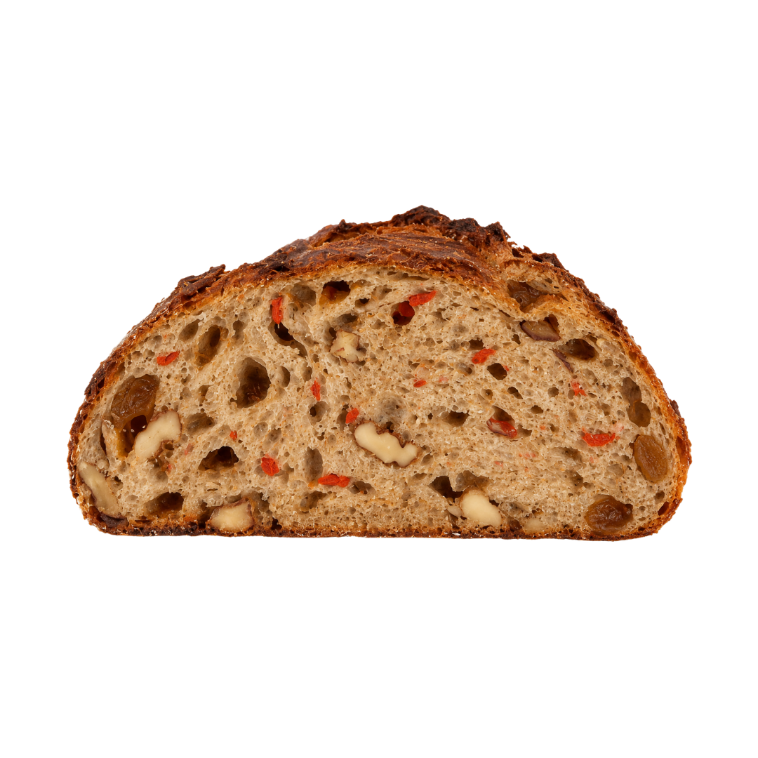 Longan Red Dates Goji Country Loaf | 龙眼红枣枸杞乡村面包