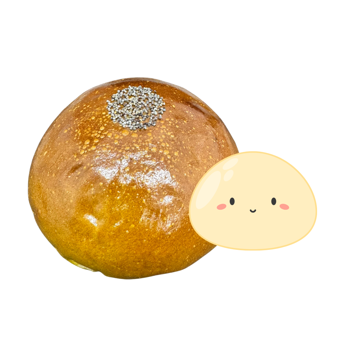 Matcha Red Bean Mochi Bun | 抹茶红豆麻糬