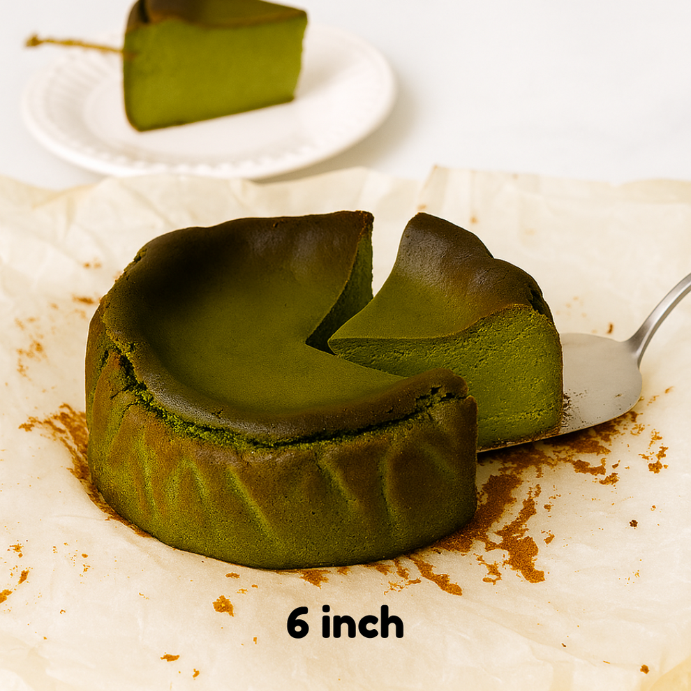 Matcha Basque Cheesecake – Kenjo Bakery
