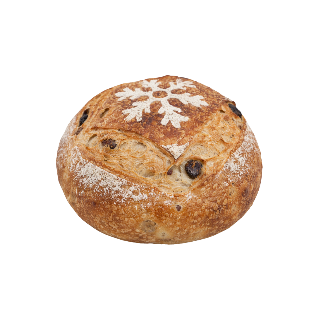 Nutty Dried Fruit Loaf (Half Loaf) | 坚果果干欧包（半）