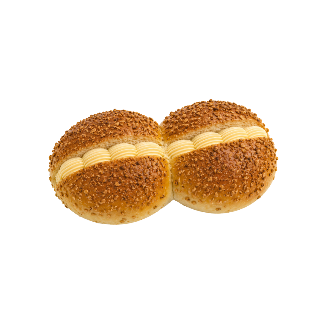 Peanut Butter Cream Bun | 花生奶油面包