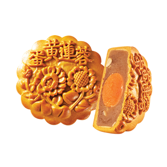 Pure Lotus Single Yolk Mooncake | 单黄纯莲蓉月饼