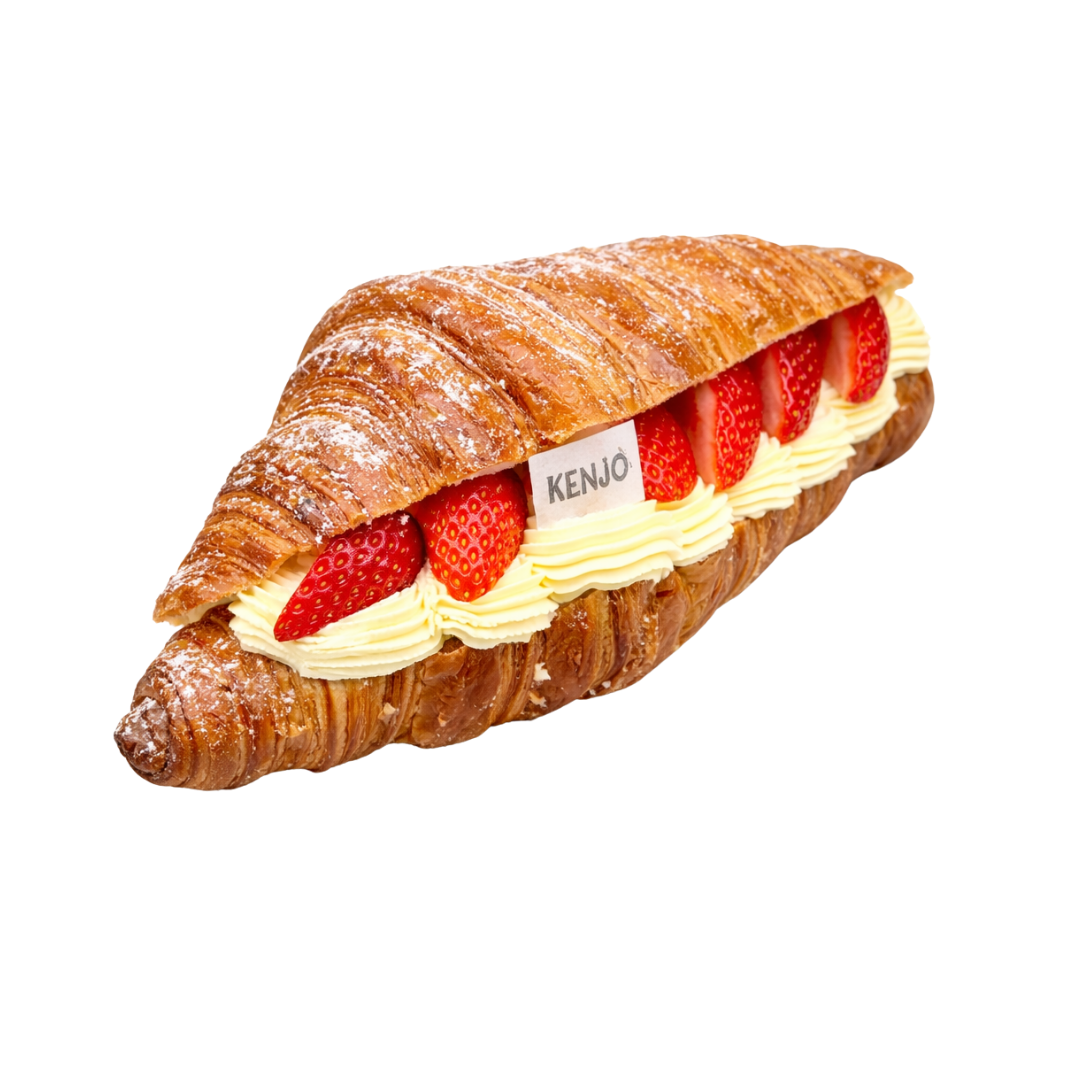 Strawberry Vanilla Croissant | 草莓香草可颂