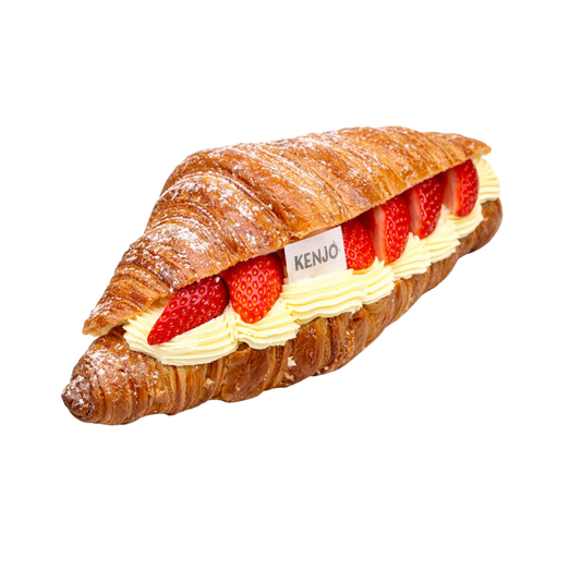 Strawberry Vanilla Croissant | 草莓香草可颂