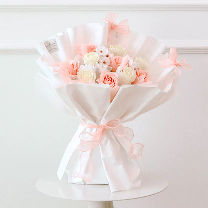 Ballerina Soap Rose Flower Bouquet